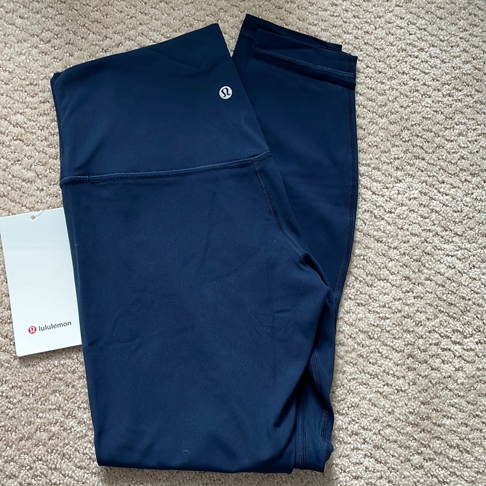 NWT Lululemon Align High-Rise Pant 25" True Navy Size 4